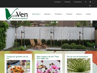 VEN HOVENIERSBEDRIJF VAN DE
