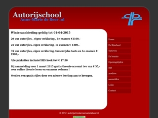 BEER AUTORIJSCHOOL ANNE MARIE DE