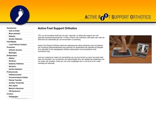 ACTIVE FOOT SUPPORT ORTHOTICS