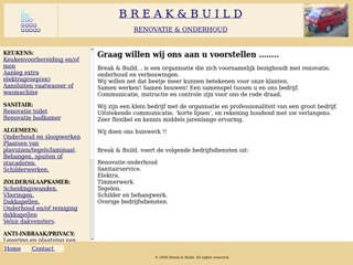 BREAK & BUILD RENOVATIE EN ONDERHOUD