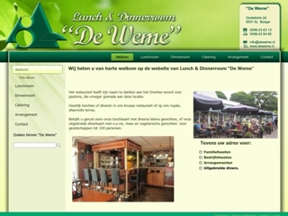 RESTAURANT/LUNCHROOM WEME DE