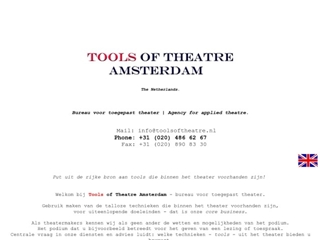 TOOLS OF THEATRE AMSTERDAM