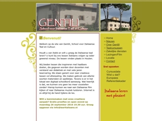 GENTILI SCHOOL VOOR ITALIAANSE TAAL EN CULTUUR