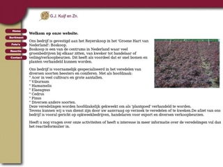KUIJF & ZN BOOMKWEKERIJ G J