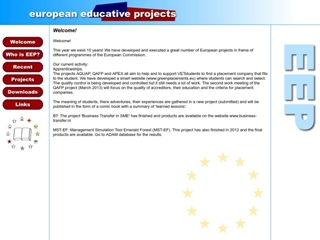 EUROPEAN EDUCATIVE PROJECTS BV
