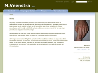 VEENSTRA ARTS ACUPUNCTUUR M
