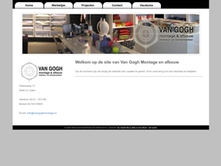GOGH MONTAGE EN AFBOUW VAN